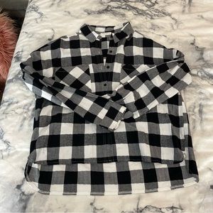 Black & White flannel